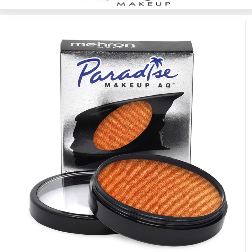 Metallic Orange Face Paint